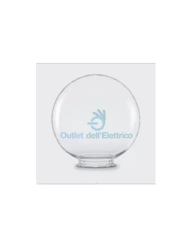 Globe en polycarbonate transparent IGuzzini 3.2125.024.0 D.400